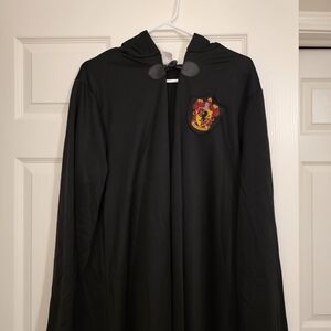 Spirit Black Hooded Cape with Emblem